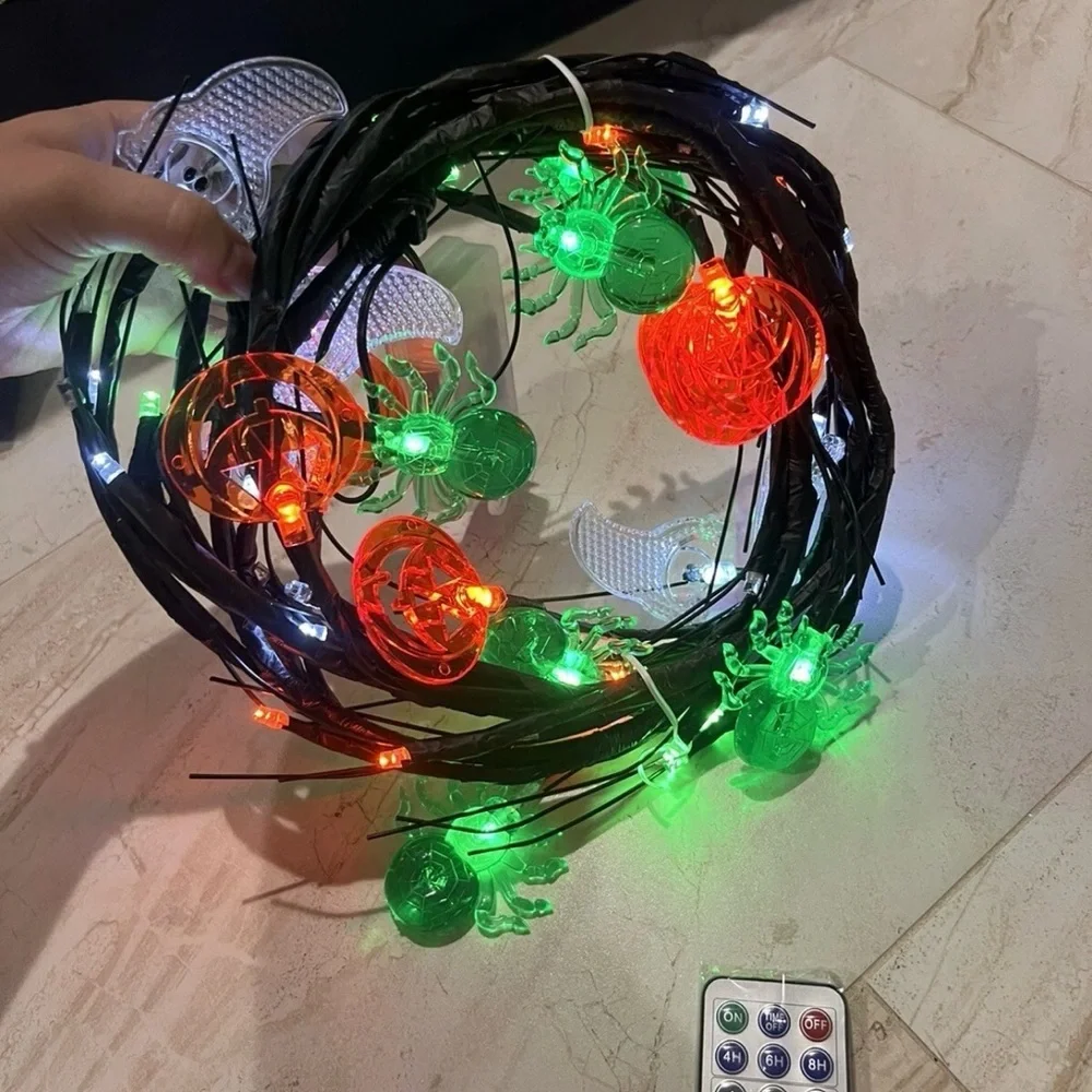 Multicolor halloween LED String Lights with‎ Remote